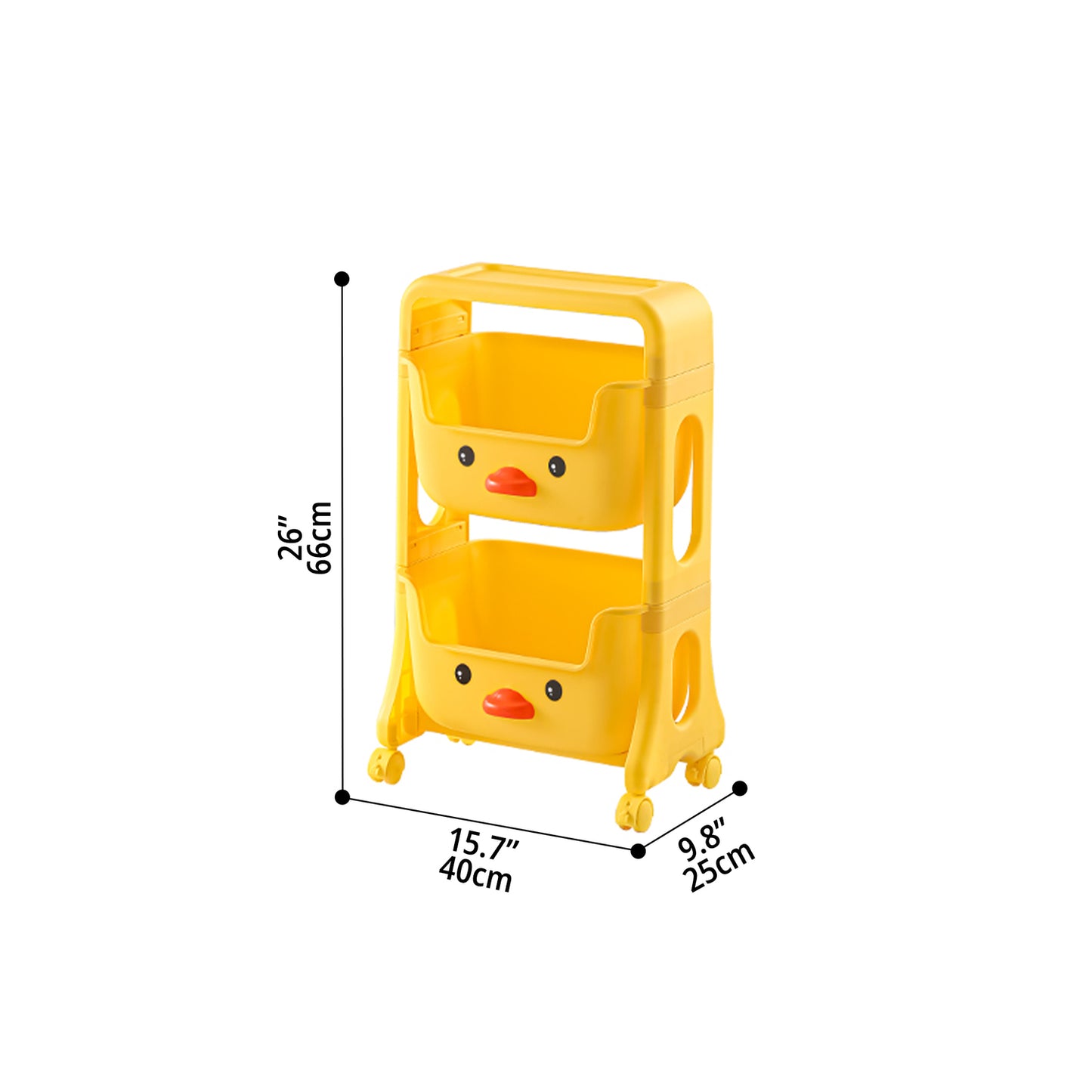 Toys Storage Organizer Bins Baskets with Wheels