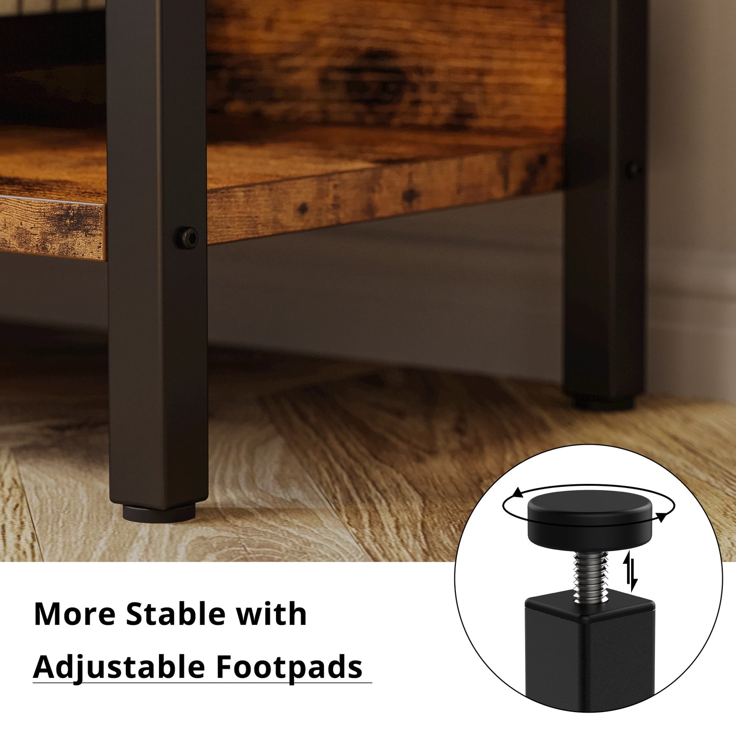 Triple Wide Bookshelf 5 Tiers with Baffles