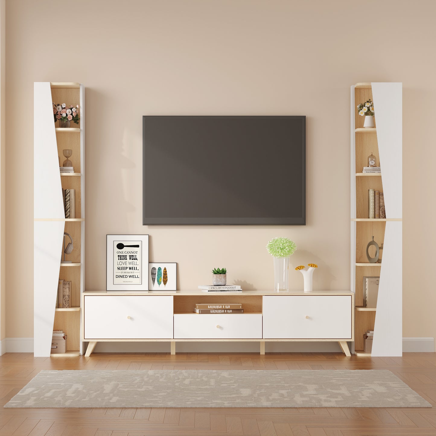 IRONCK 71'' Tall Corner Shelves