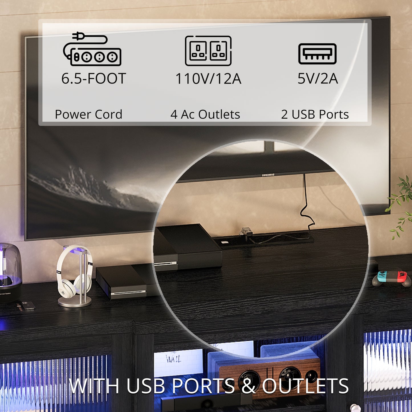 LED TV Stand for 65 inch TV