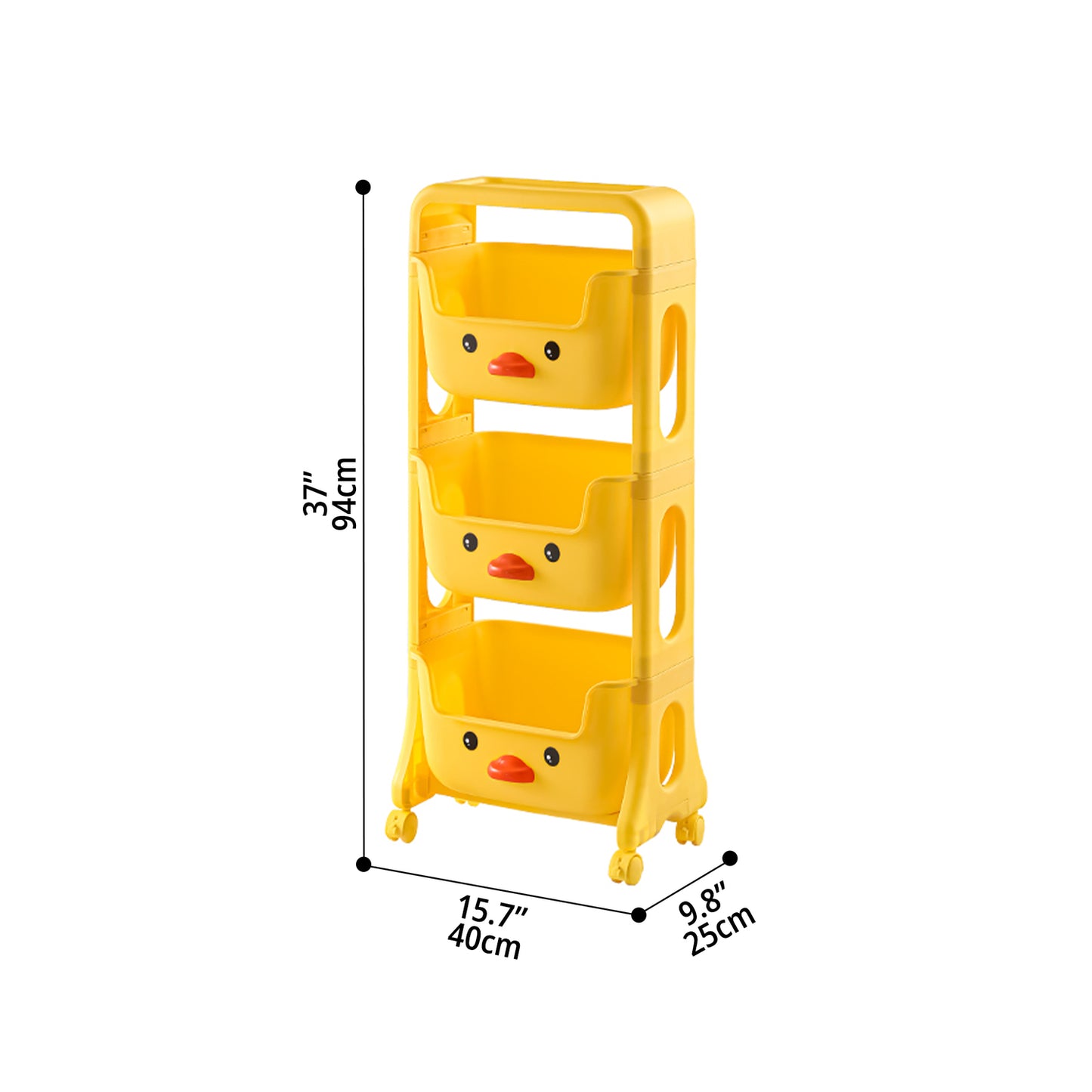 Toys Storage Organizer Bins Baskets with Wheels