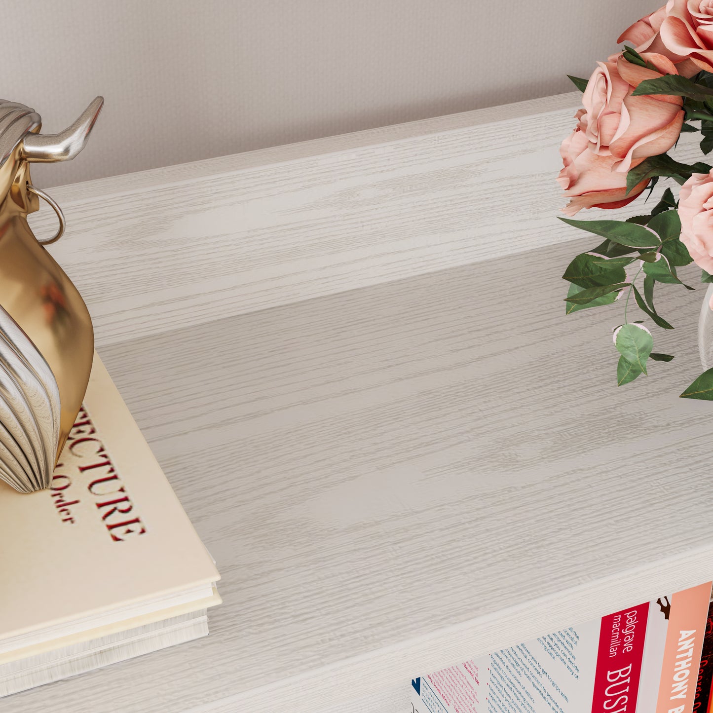 Corner Bookcase with 6 Tiers