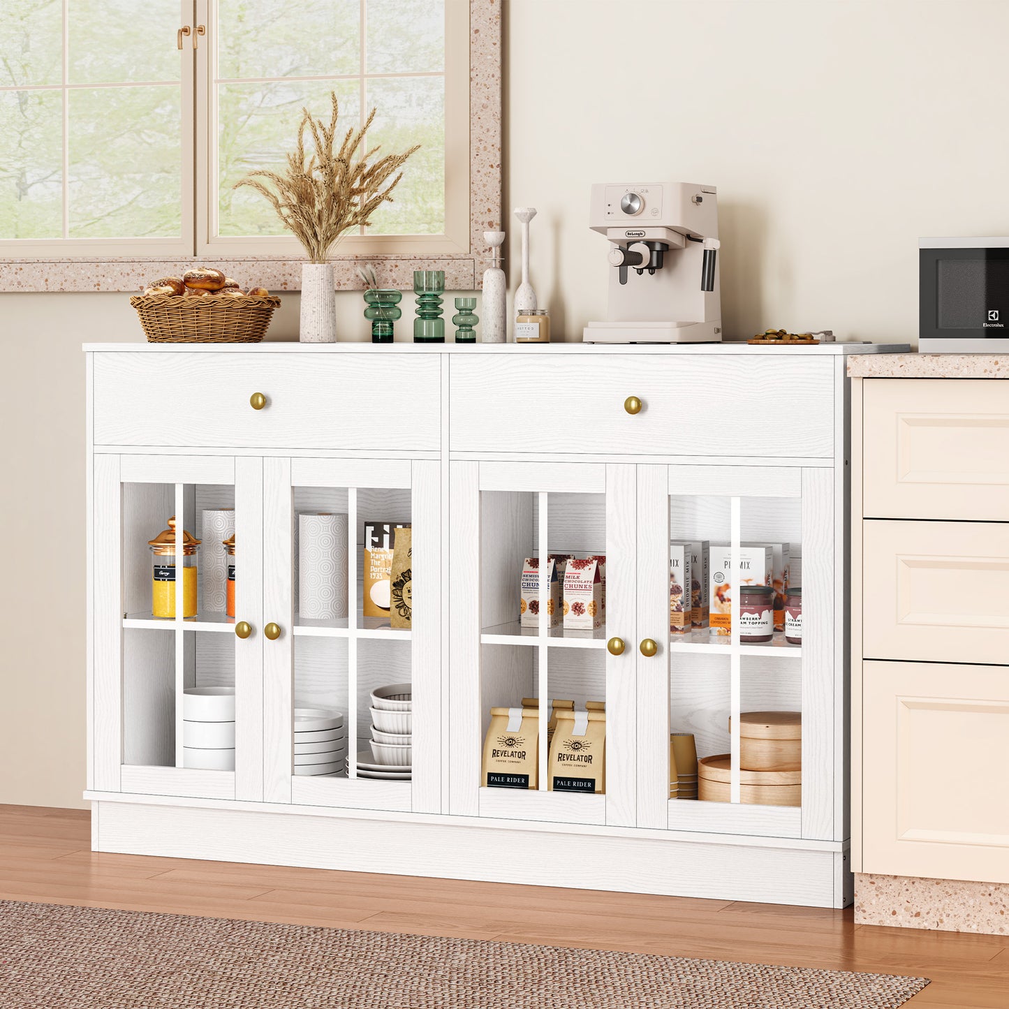 55" Sideboard Buffet Cabinet