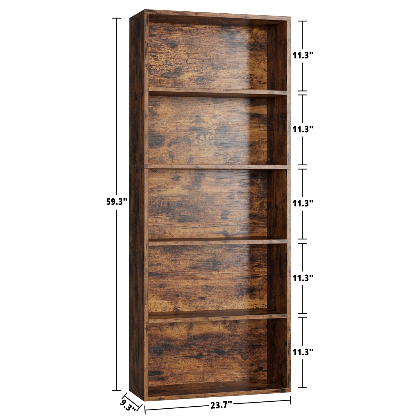 5 Tiers Bookshelf