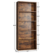 5 Tiers Bookshelf