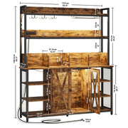 Coffee Bar Cabinet with Storage