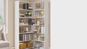 Corner Bookcase with 6 Tiers
