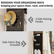 3-Tier Shoe Rack Wardrobe with 2 Drawers