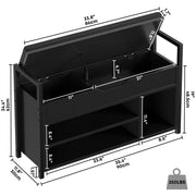 2 Tier Shoe Storage Rack Black
