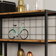 6-Shelf Etagere Bookcase