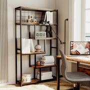 6-Shelf Etagere Bookcase