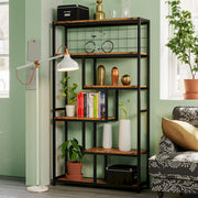 6-Shelf Etagere Bookcase