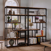 6-Shelf Etagere Bookcase