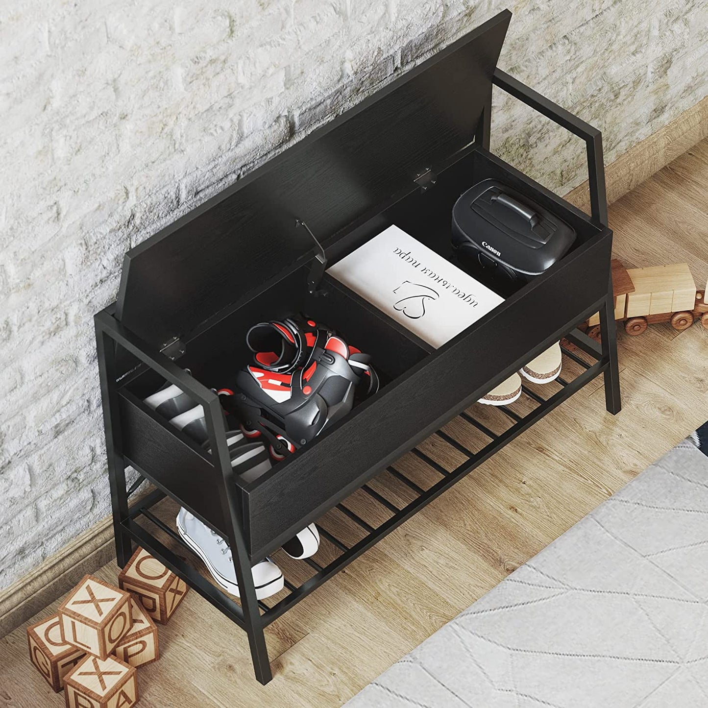 Black Shoe Organizer