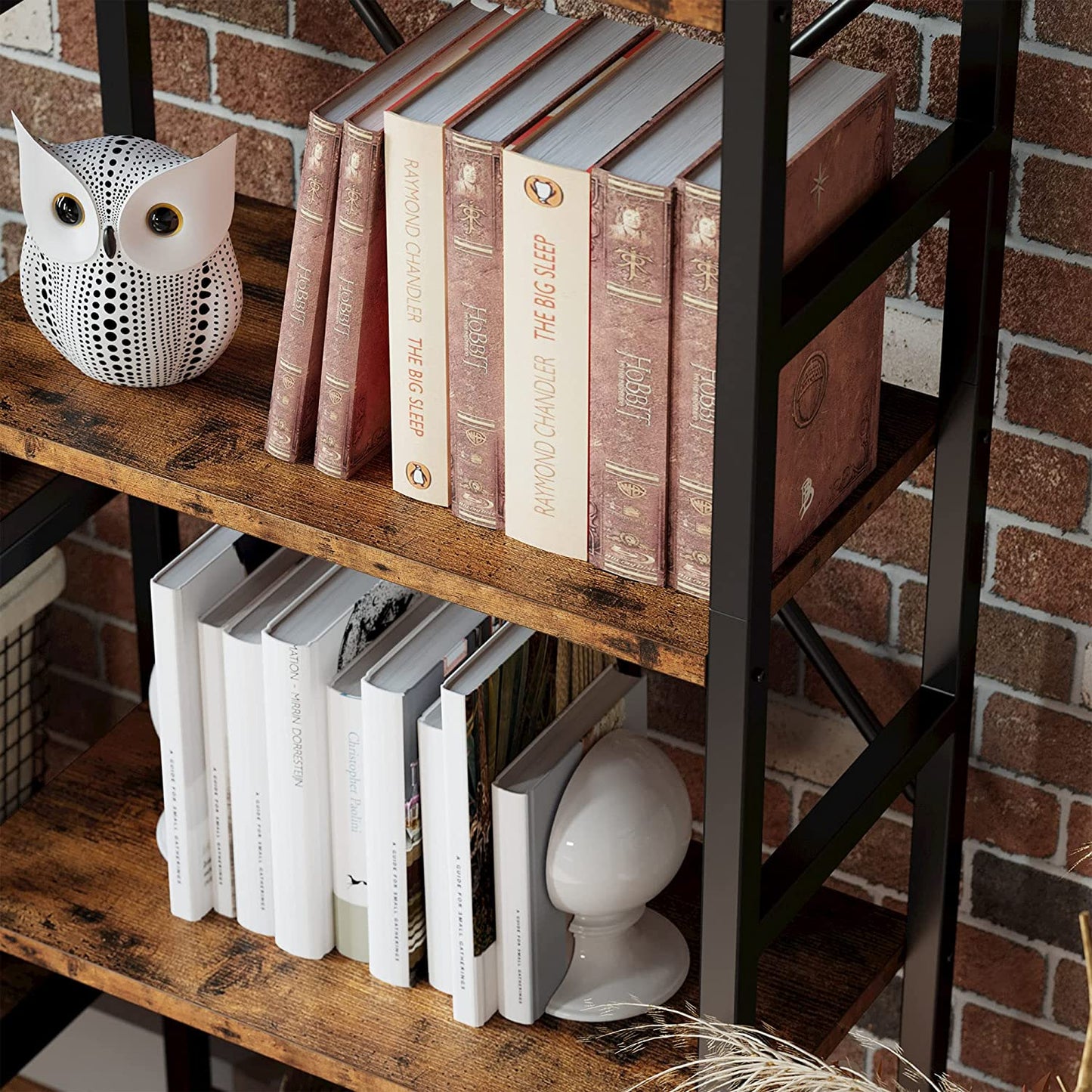 Dreifach breite Bücherregale – 6 Ebenen