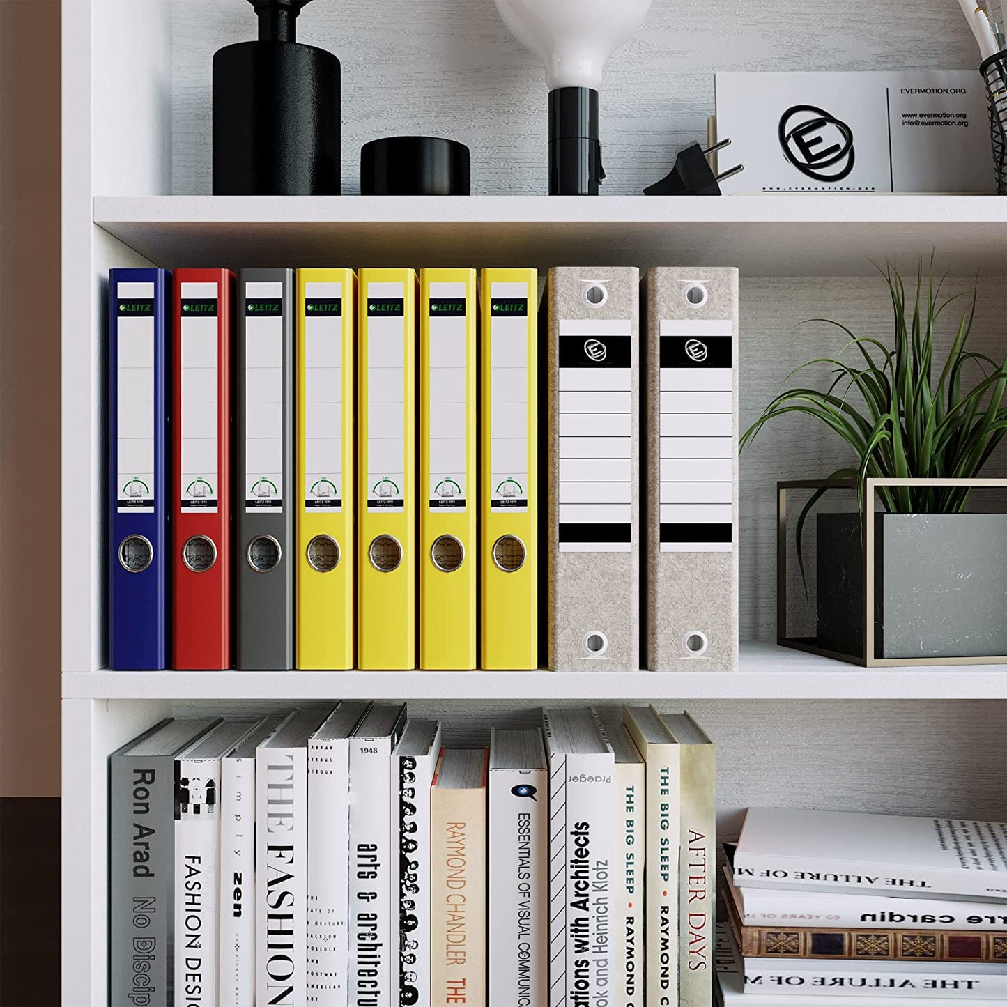 6 Tier Bookshelf Industrial White