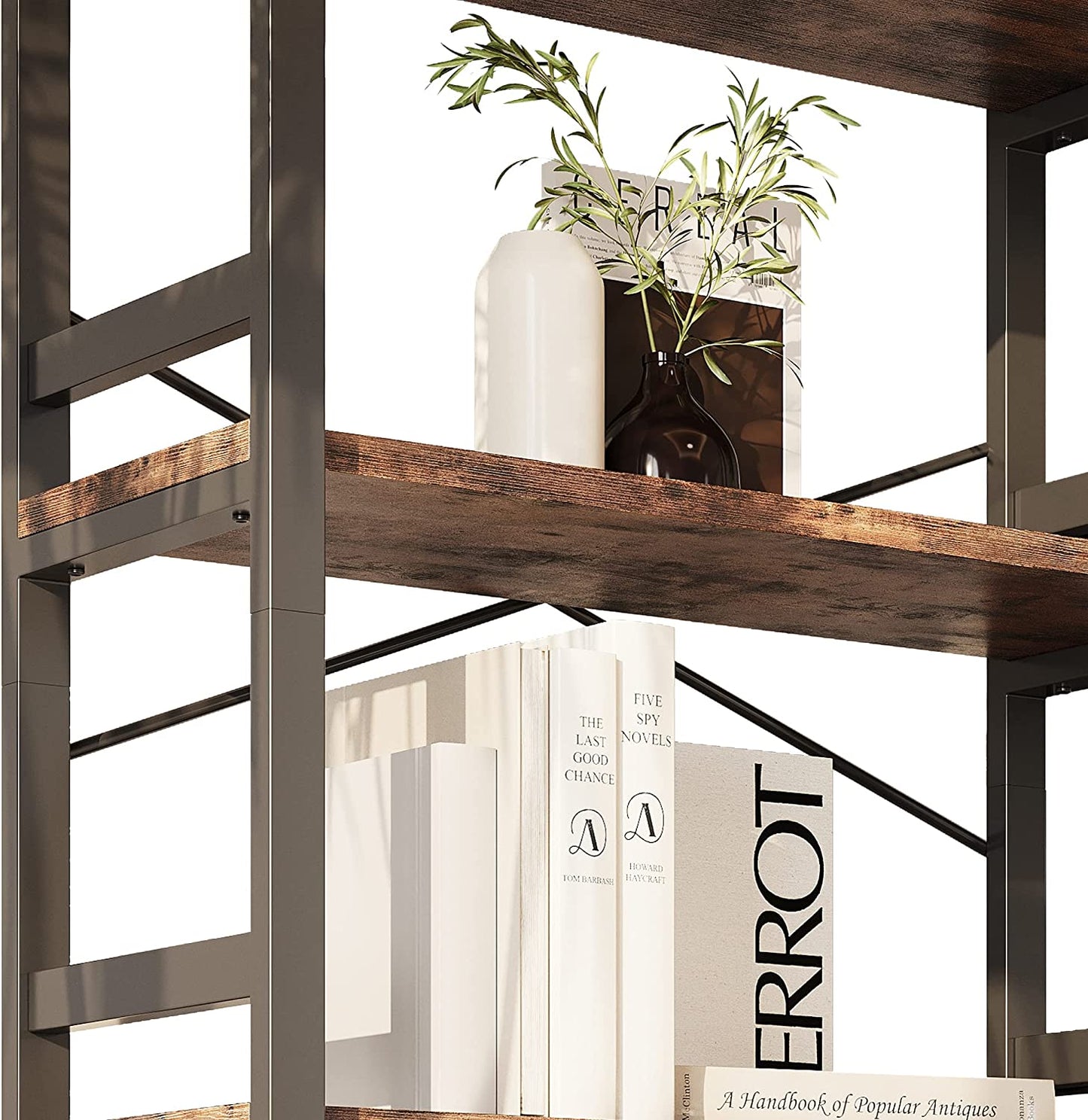 Wide 5-Tier Ladder Shelf