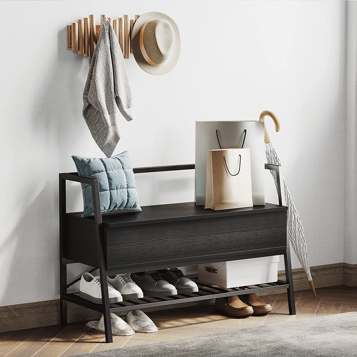 Black Shoe Organizer