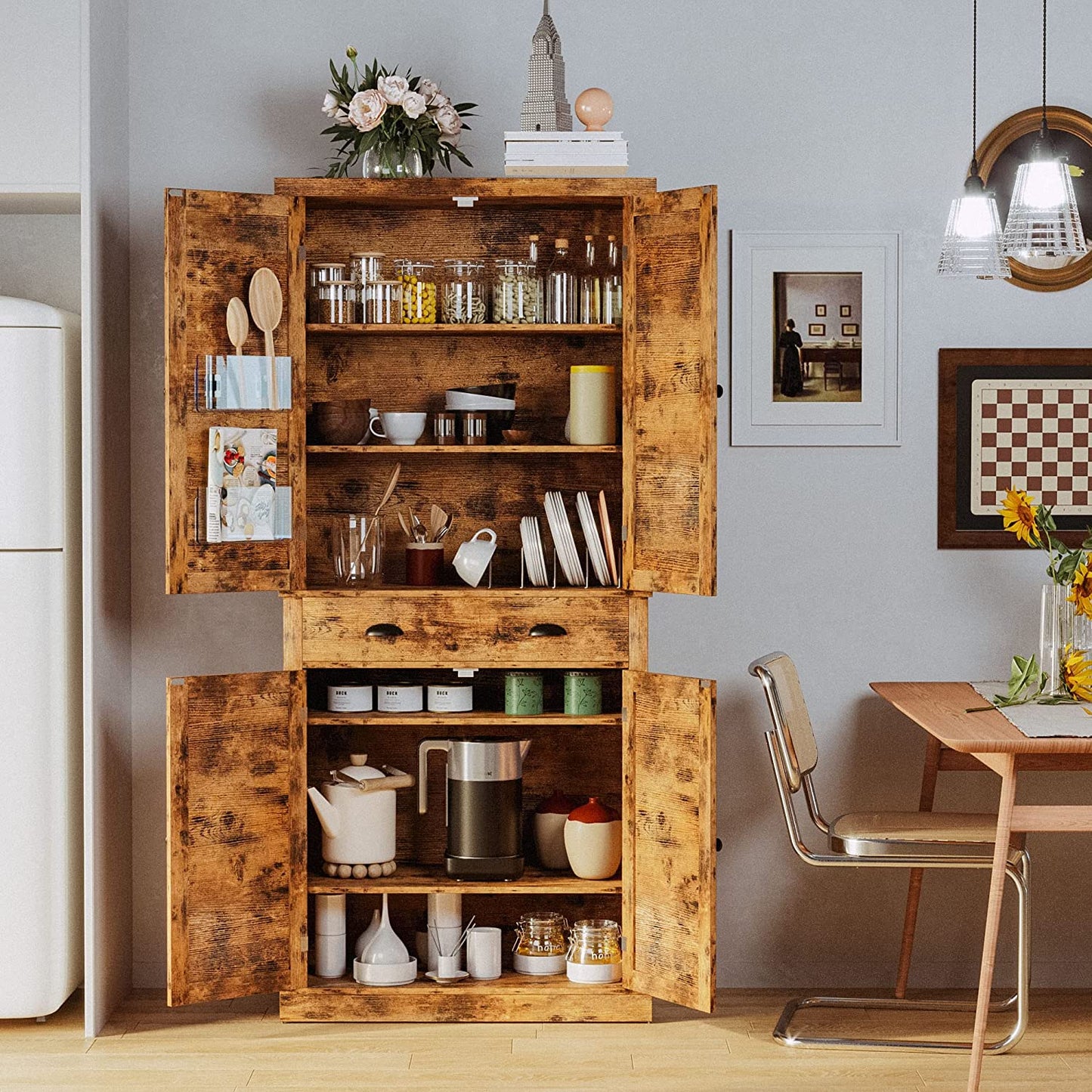 Kitchen Pantry Storage Cabinet