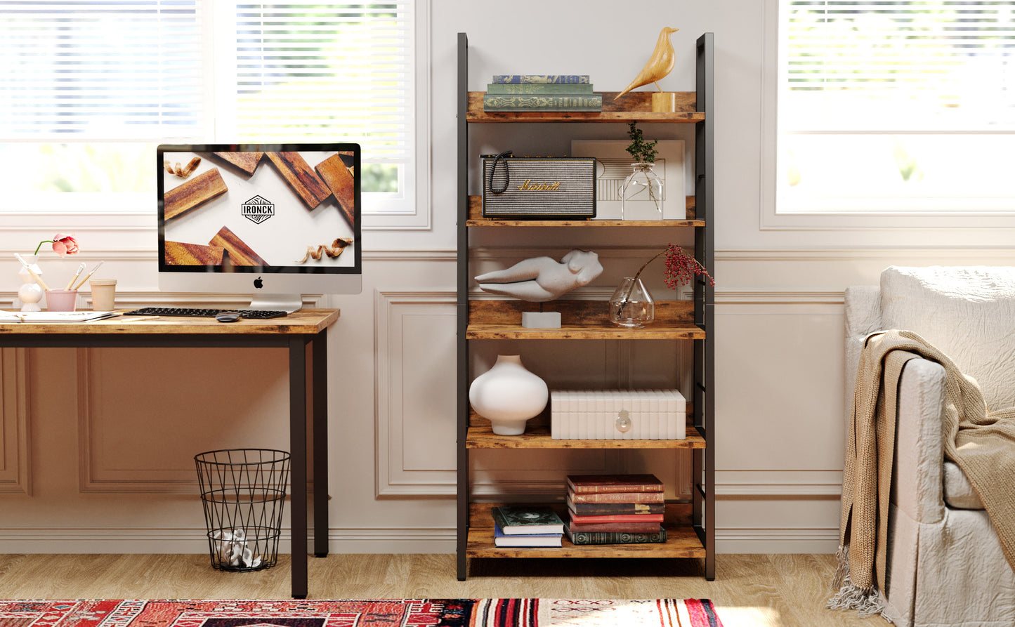5-Tier Stylish Ladder Shelf