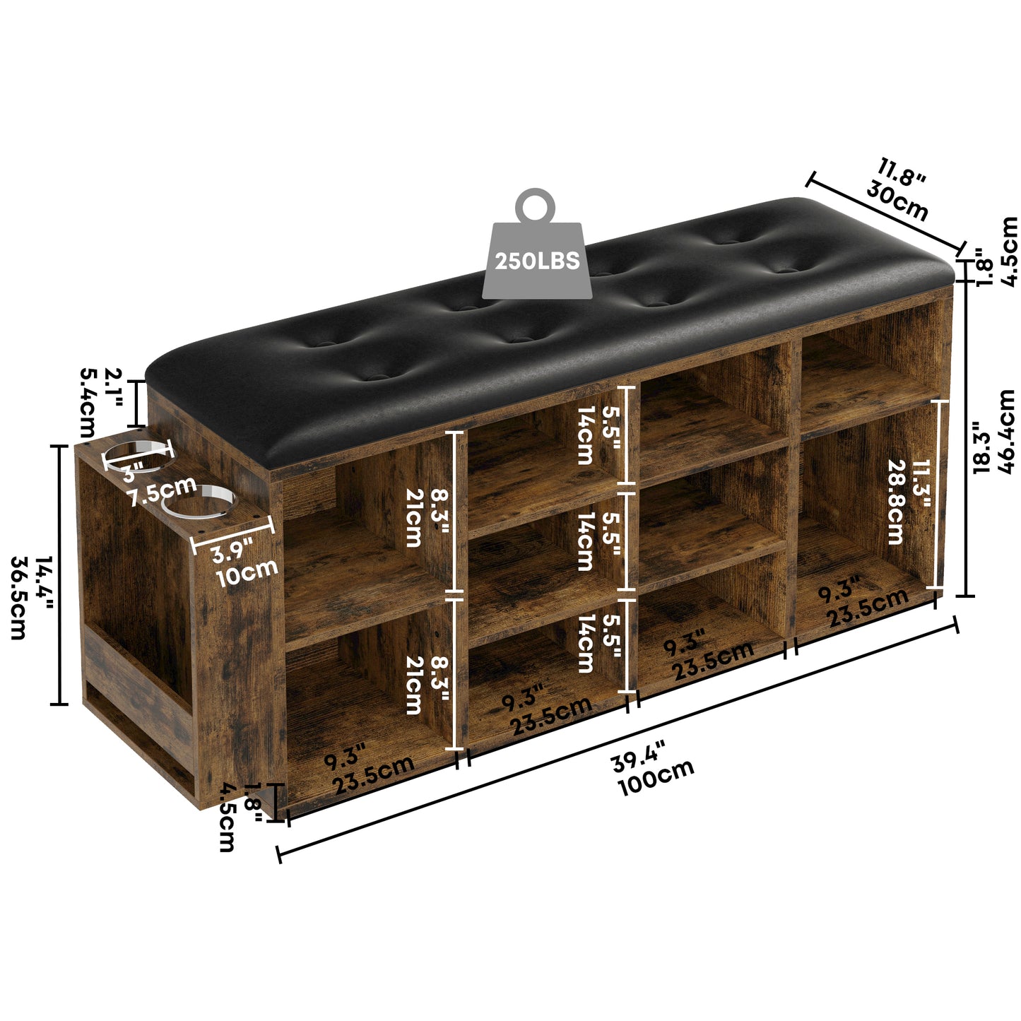 IRONCK Shoe Bench