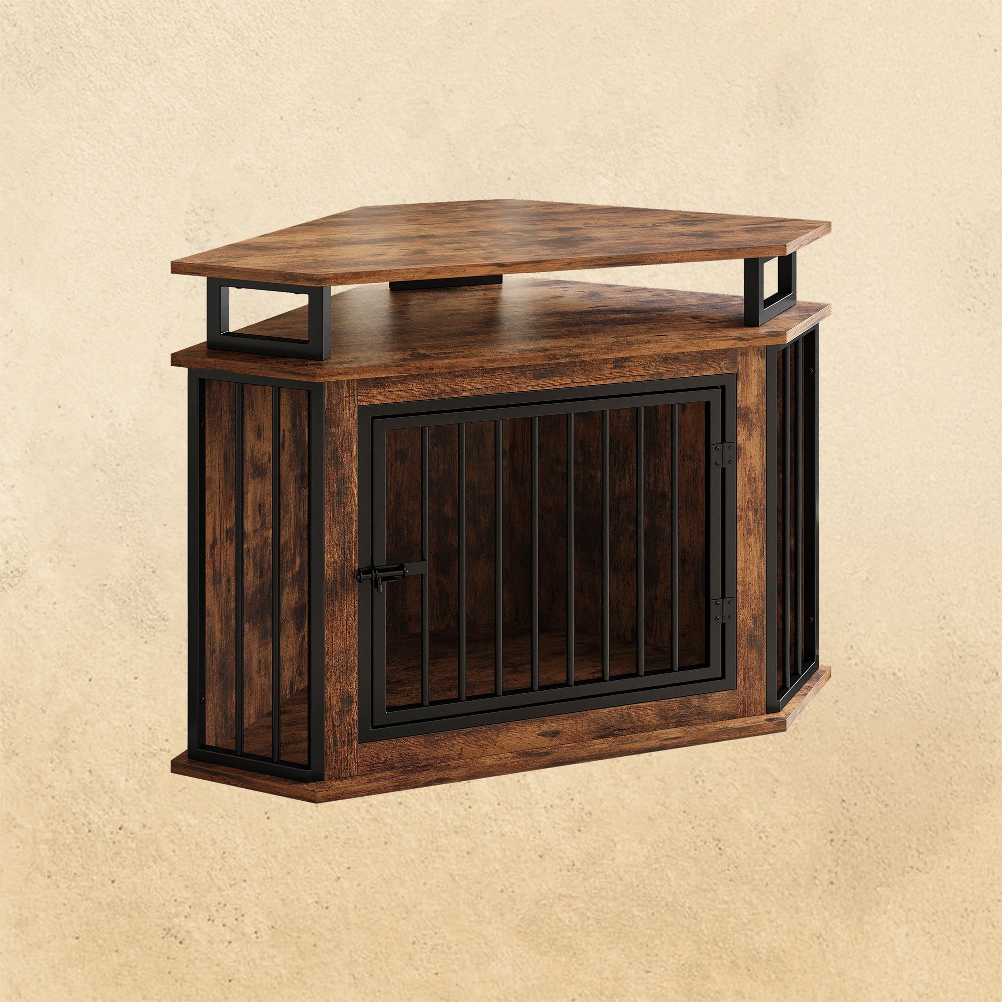 IRONCK corner dog crate furniture for small living rooms