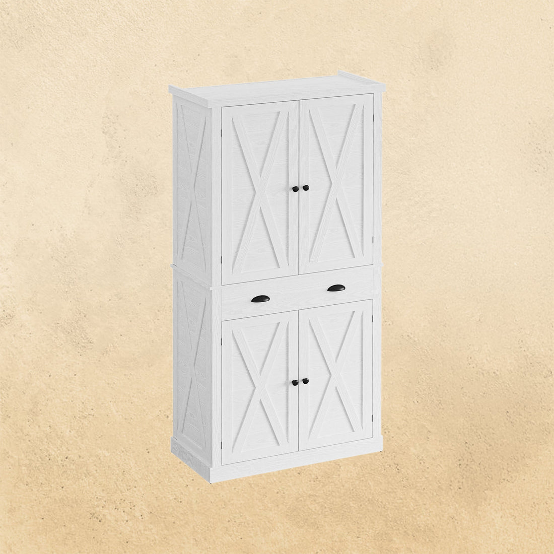 IRONCK kitchen pantry cabinet with closed storage doors