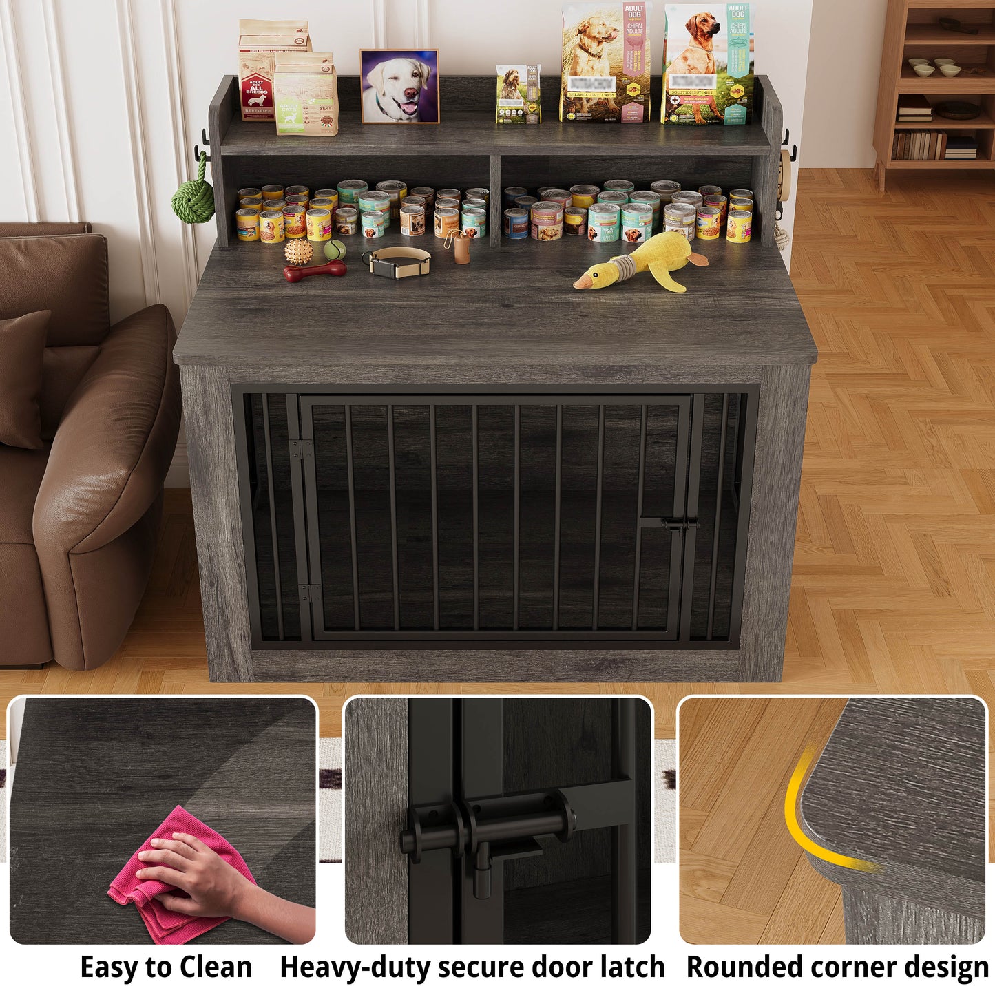 IRONCK Extra Large Dog Crate Furniture