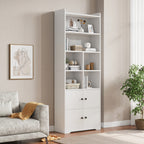 Bookshelf with 4 Door Cabinet