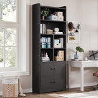 Bookshelf with 4 Door Cabinet