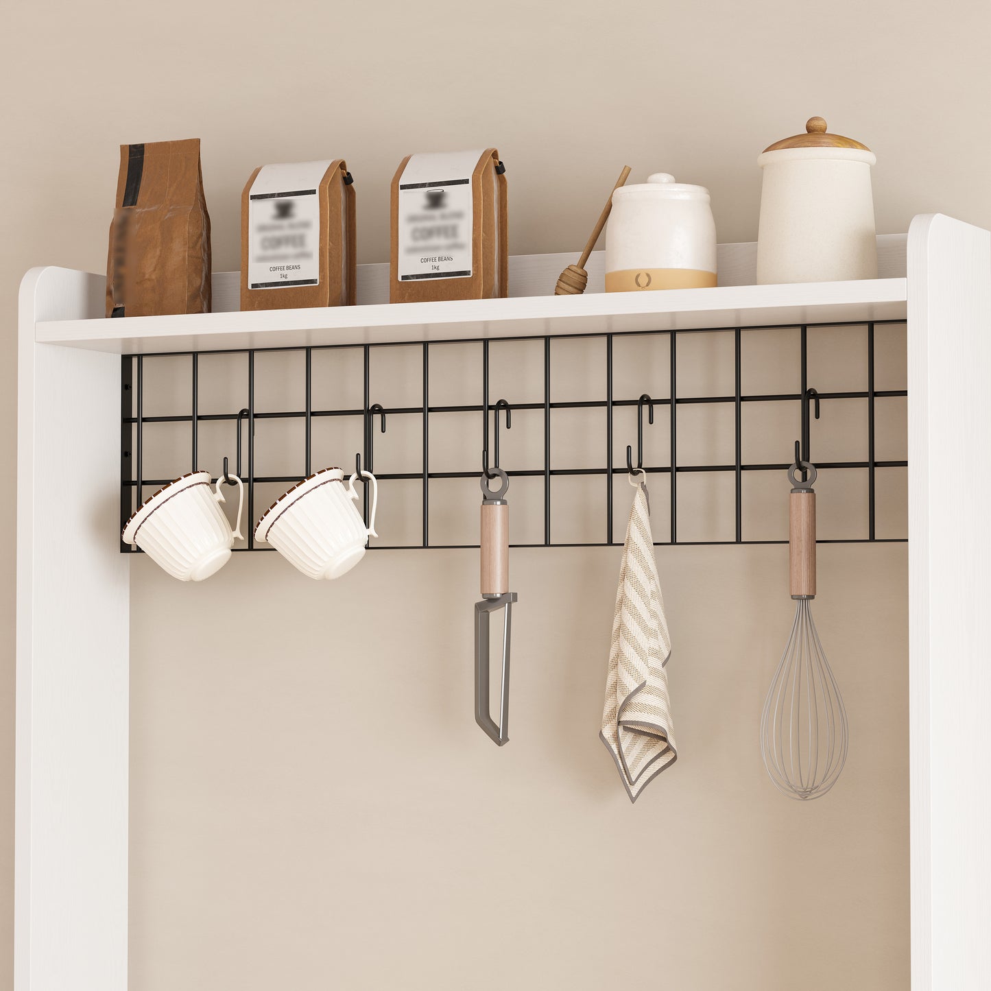 IRONCK Wooden Bakers Racks for Kitchens,