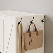 IRONCK Wood Armoire Wardrobe Closet with Mirror