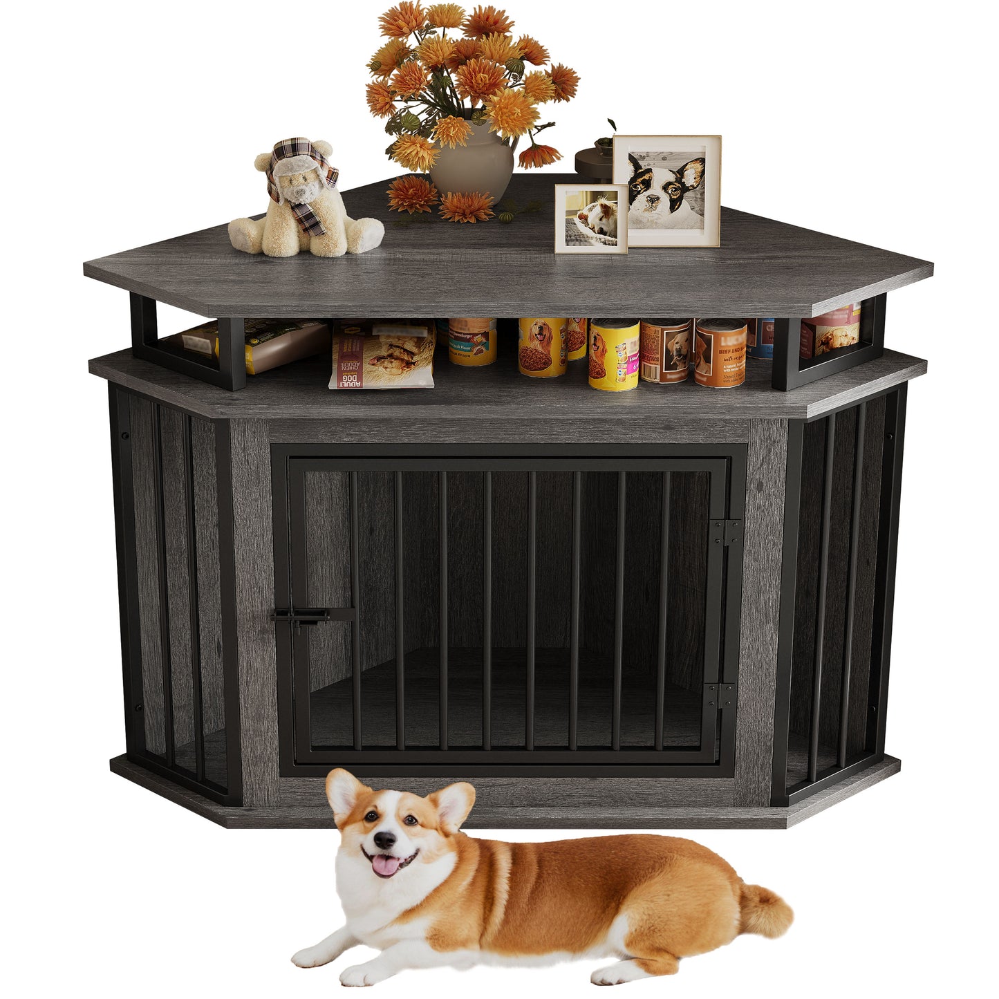 IRONCK Corner Dog Crate