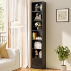 74.8" Tall Narrow Bookcase