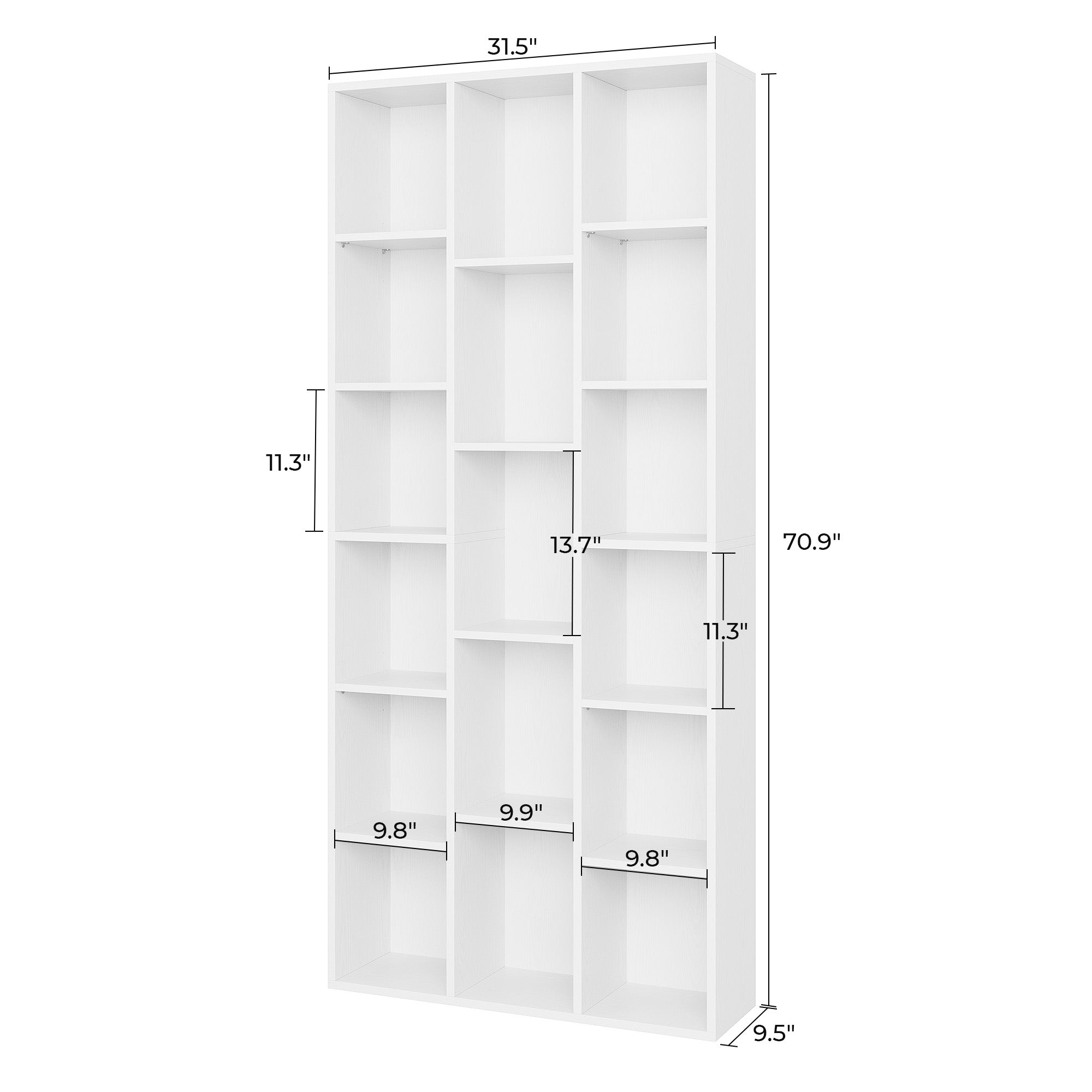 Open Storage Dispaly Shelf for Home Office