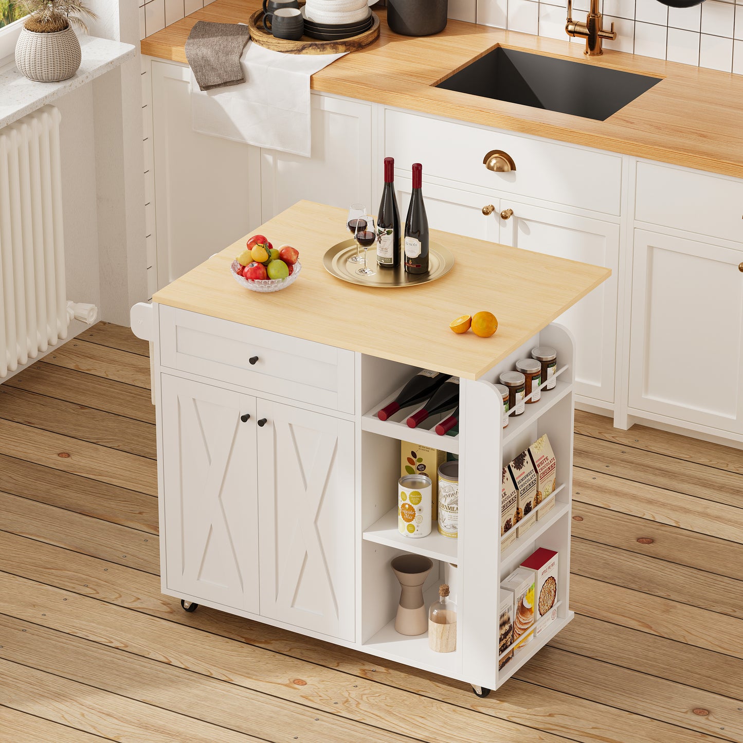 IRONCK Kitchen Islands with Storage