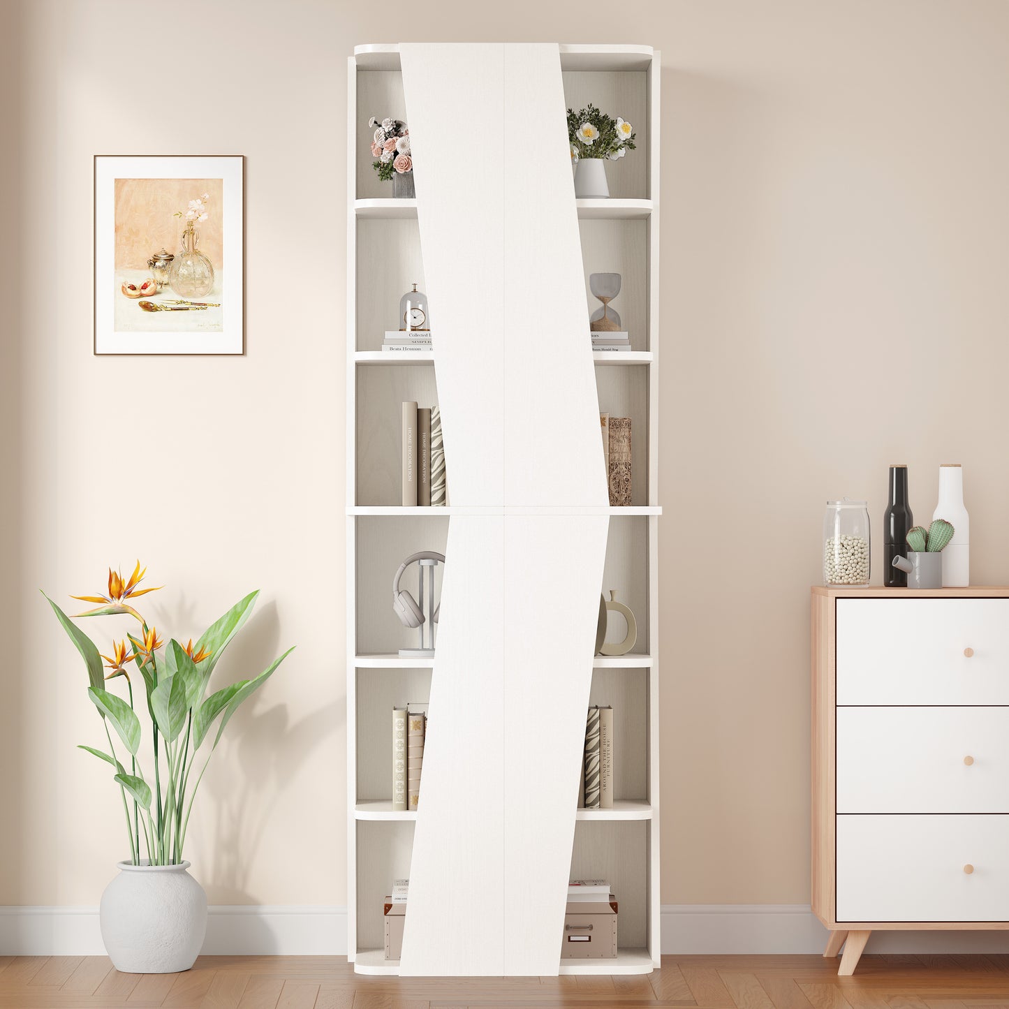 IRONCK 71'' Tall Corner Shelves