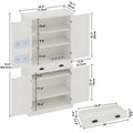 Kitchen Pantry Storage Cabinet