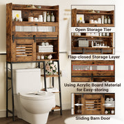 Rangement de salle de bain avec armoire marron vintage 
