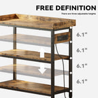 Entryway Table with Power Outlet 32 Inch