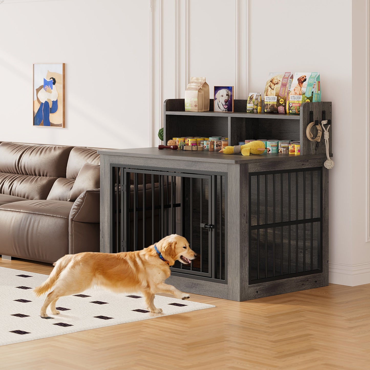 IRONCK Extra Large Dog Crate Furniture