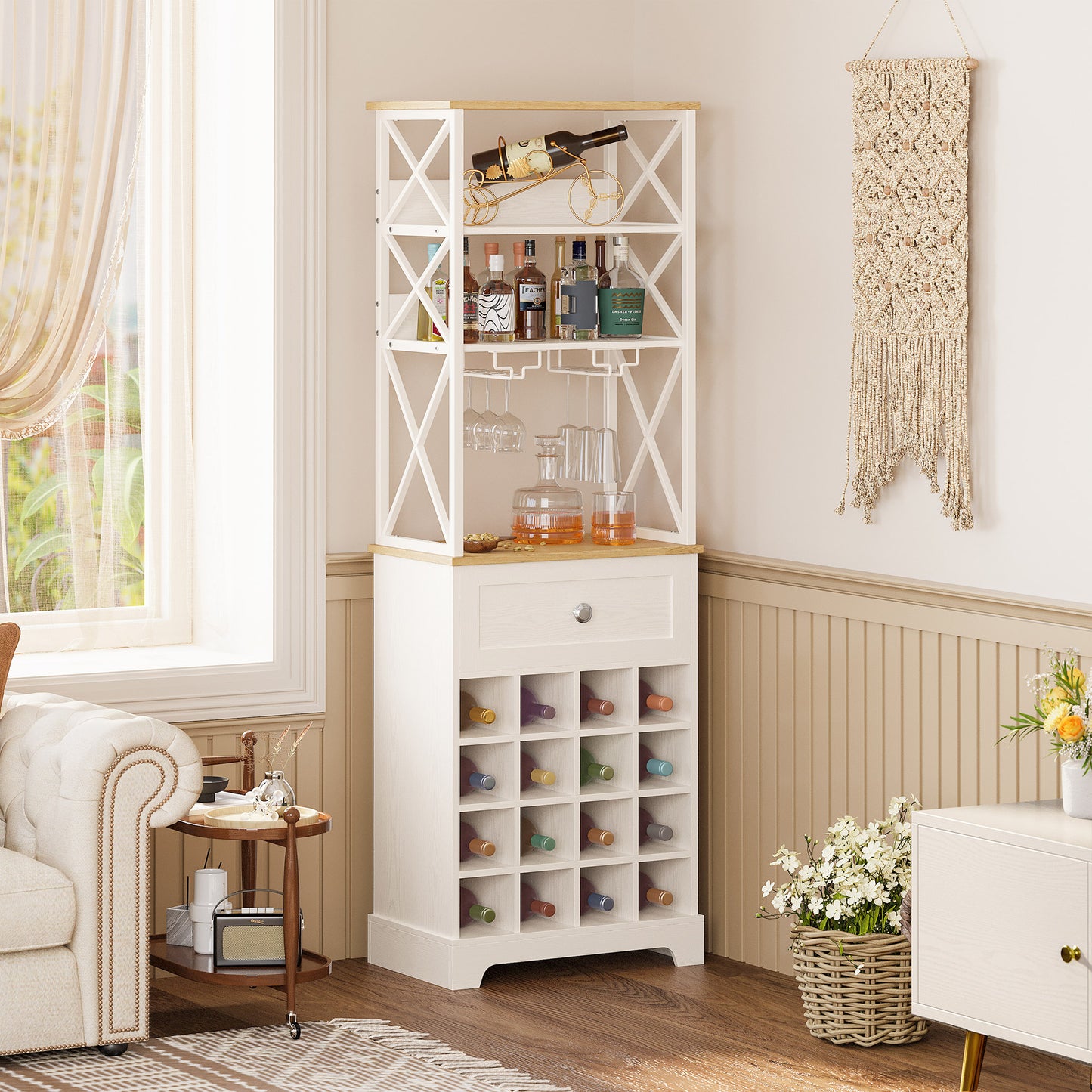 IRONCK 65" Industrial Bar Cabinet