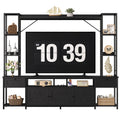 IRONCK 85 Inch Entertainment Center with Storage and Power Outlet