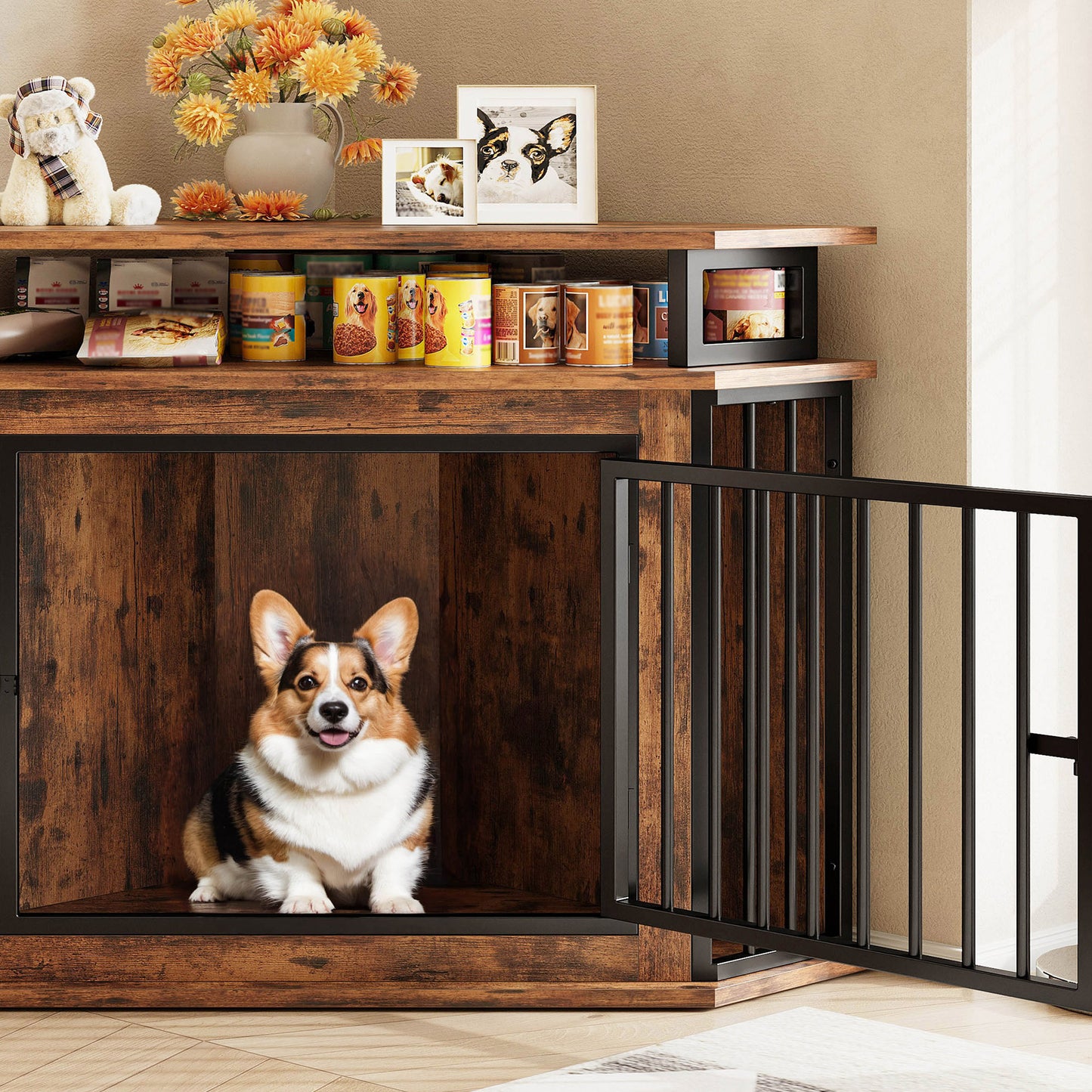 IRONCK  Corner Dog Crate