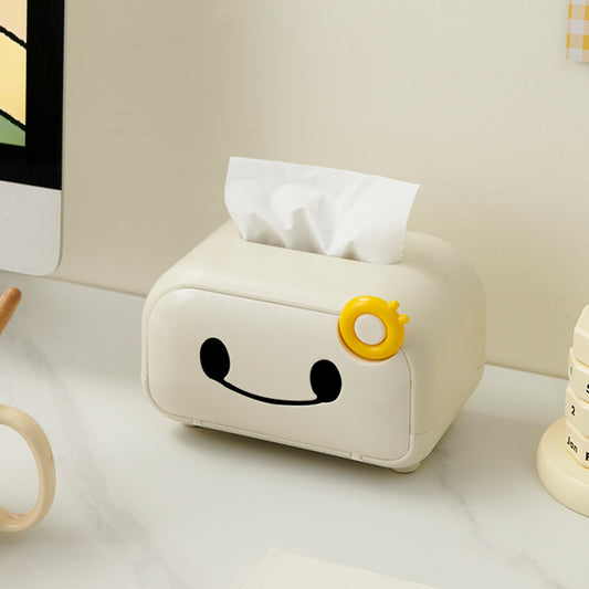 Tissue Box Set with Magnetic Lid and Non-Slip Base