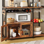 IRONCK 45.5" Wide Large Bakers Rack with Power Outlets