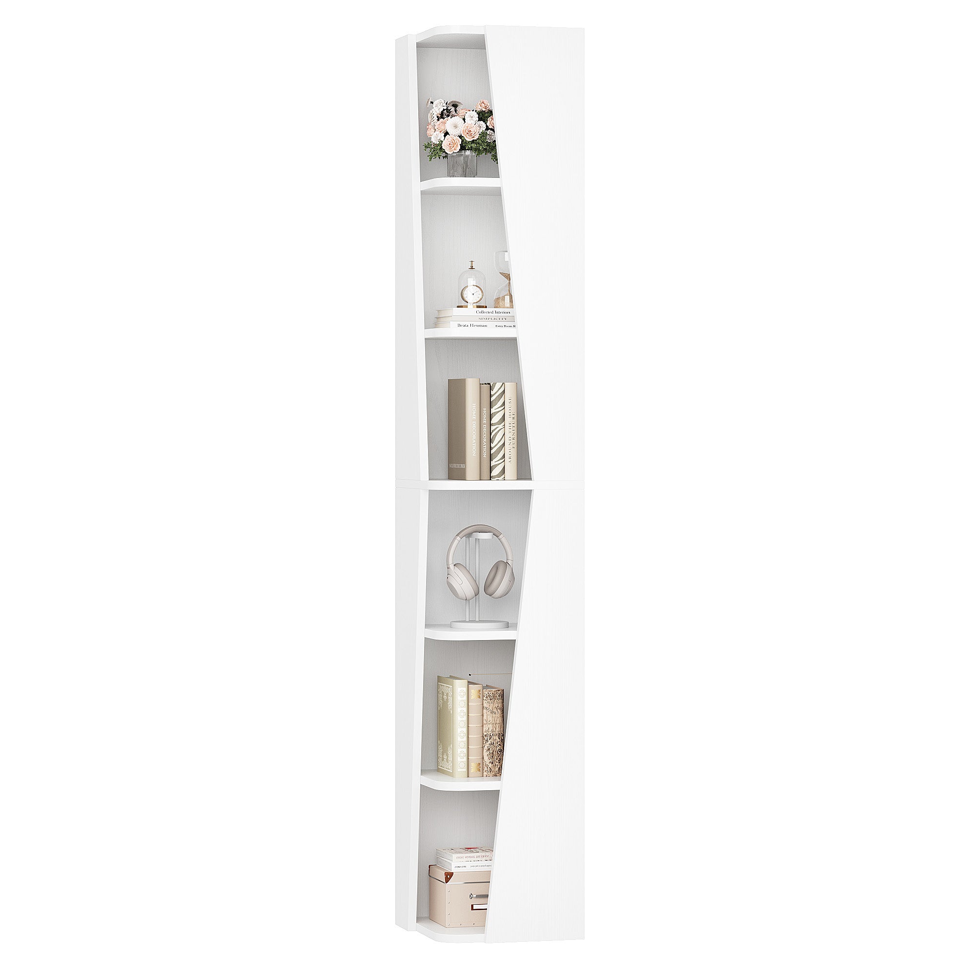 IRONCK 71'' Tall Corner Shelves
