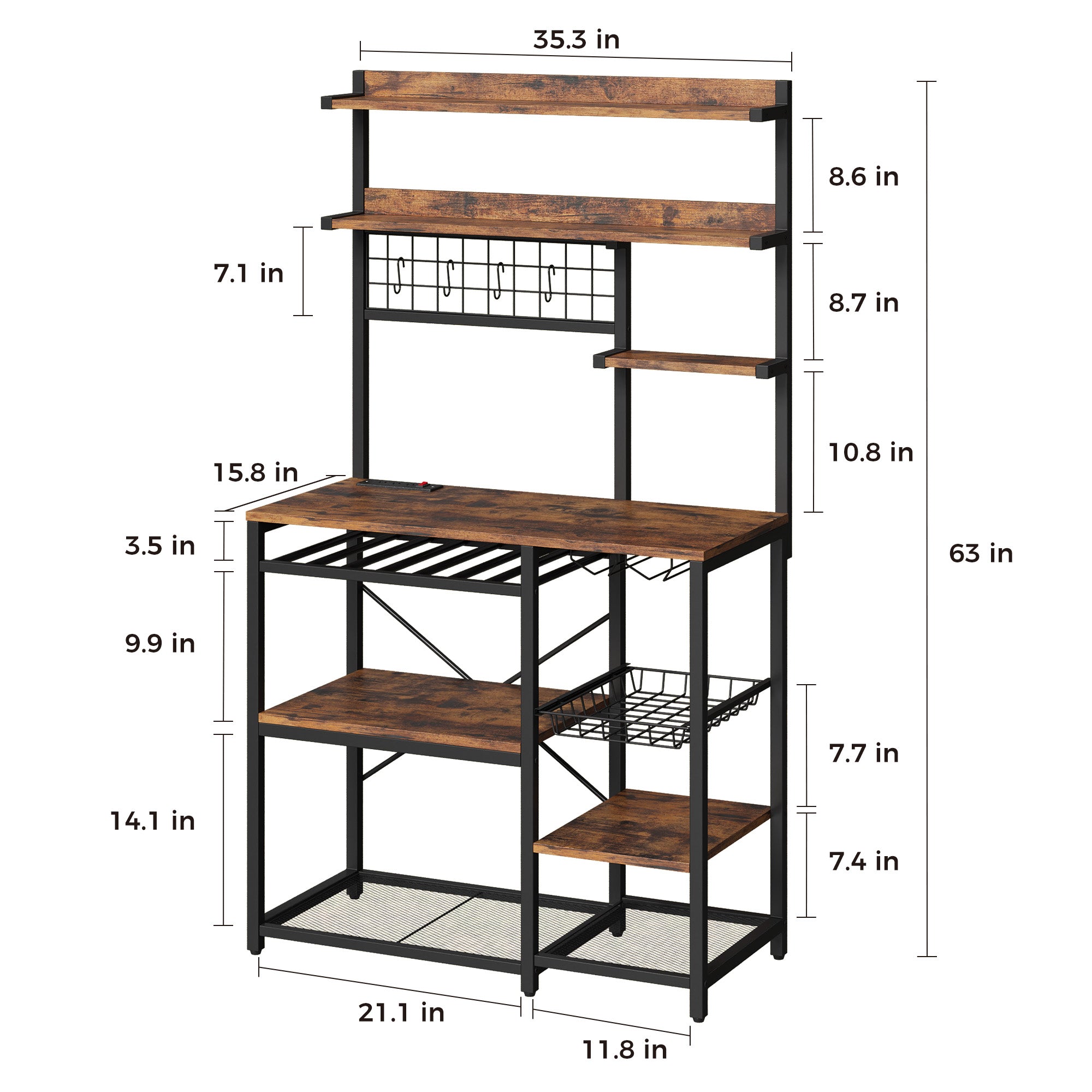 IRONCK Bakers Racks for Kitchens