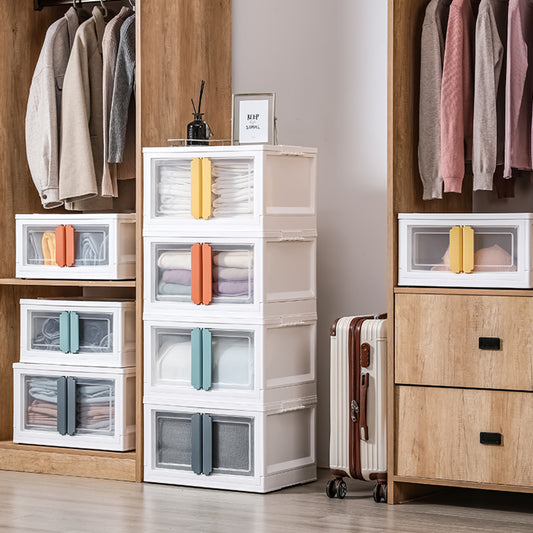 Stackable Storage Boxes with Doors