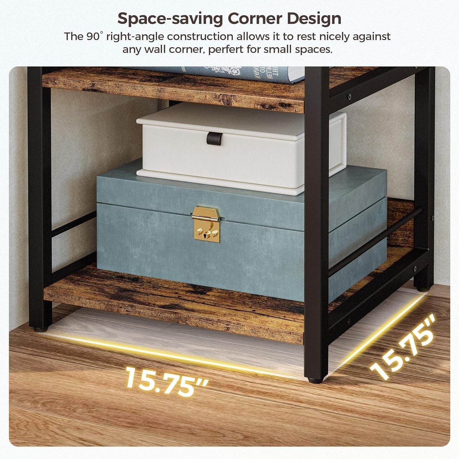 IRONCK 74.8" Tall Narrow Bookshelf